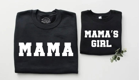 Mama & Mama’s Girl Matching Sweatshirts Hippo Boutique