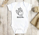 Meow Cat Baby Bodysuit Hippo Boutique