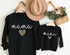 Mama & Mini Leopard Heart Matching Sweatshirts Hippo Boutique