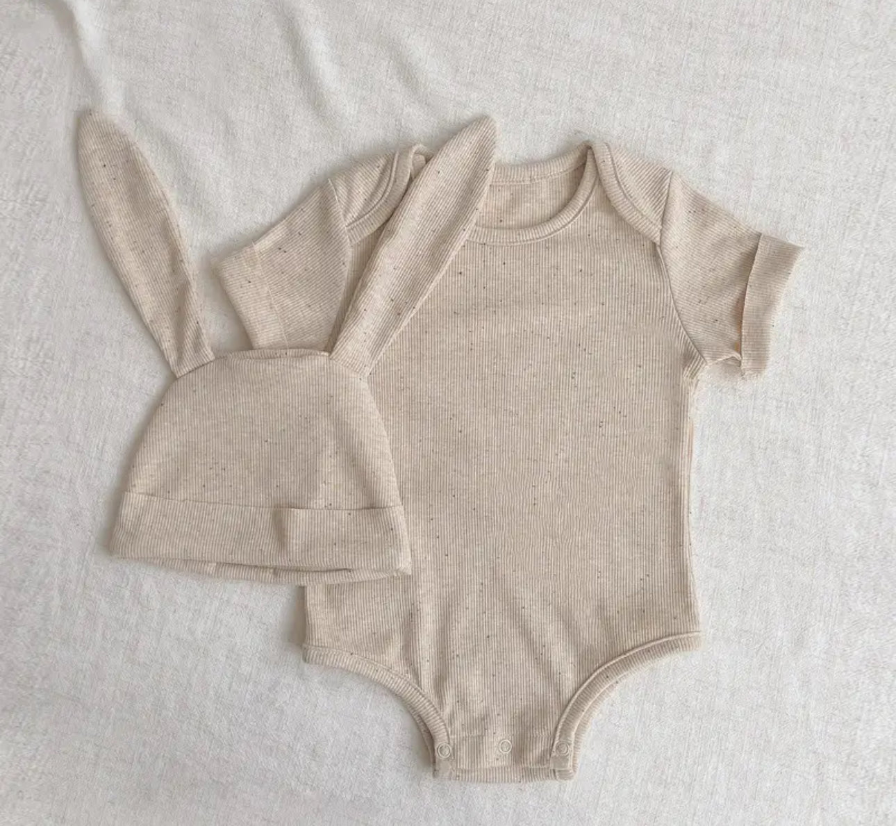 Baby & Toddler Bunny hat & Romper outfit Hippo Boutique