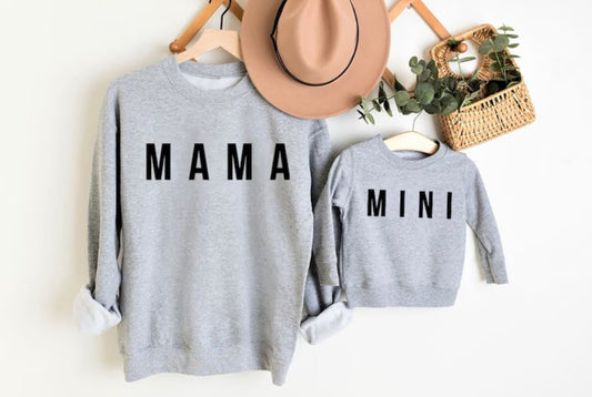 Mama & Mini Matching Sweatshirts Hippo Boutique