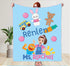 Personalized Baby and kids blanket - Ms Rachel Hippo Boutique