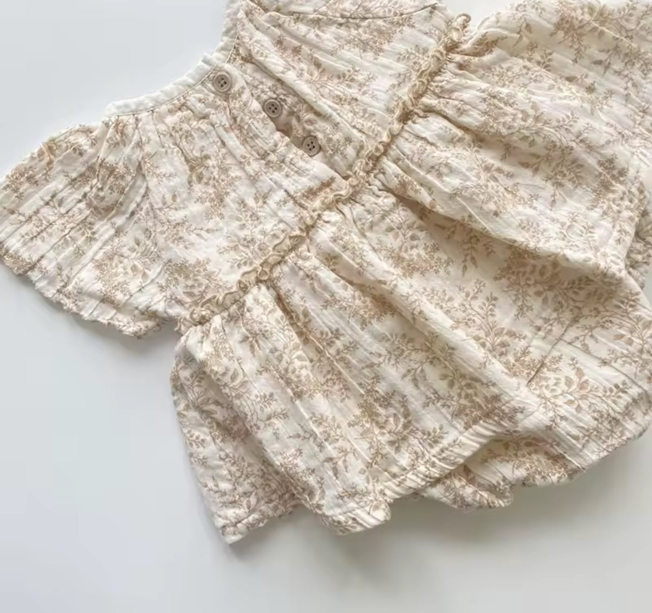 Newborn Floral Romper Dress Hippo Boutique