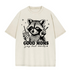 Oversized Acid Washed Raccoon T-Shirt - Unhinged & Feral Hippo Boutique