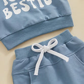 Mamas Bestie Toddler and Baby Shirt & Shorts outfit Hippo Boutique