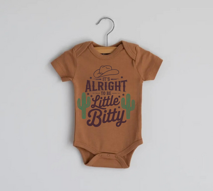 Itty Bitty Cowboy Newborn Baby Bodysuit Onesie Hippo Boutique