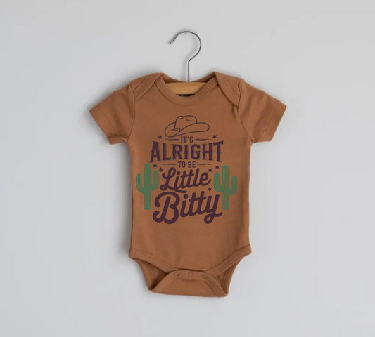 Itty Bitty Cowboy Newborn Baby Bodysuit Onesie Hippo Boutique