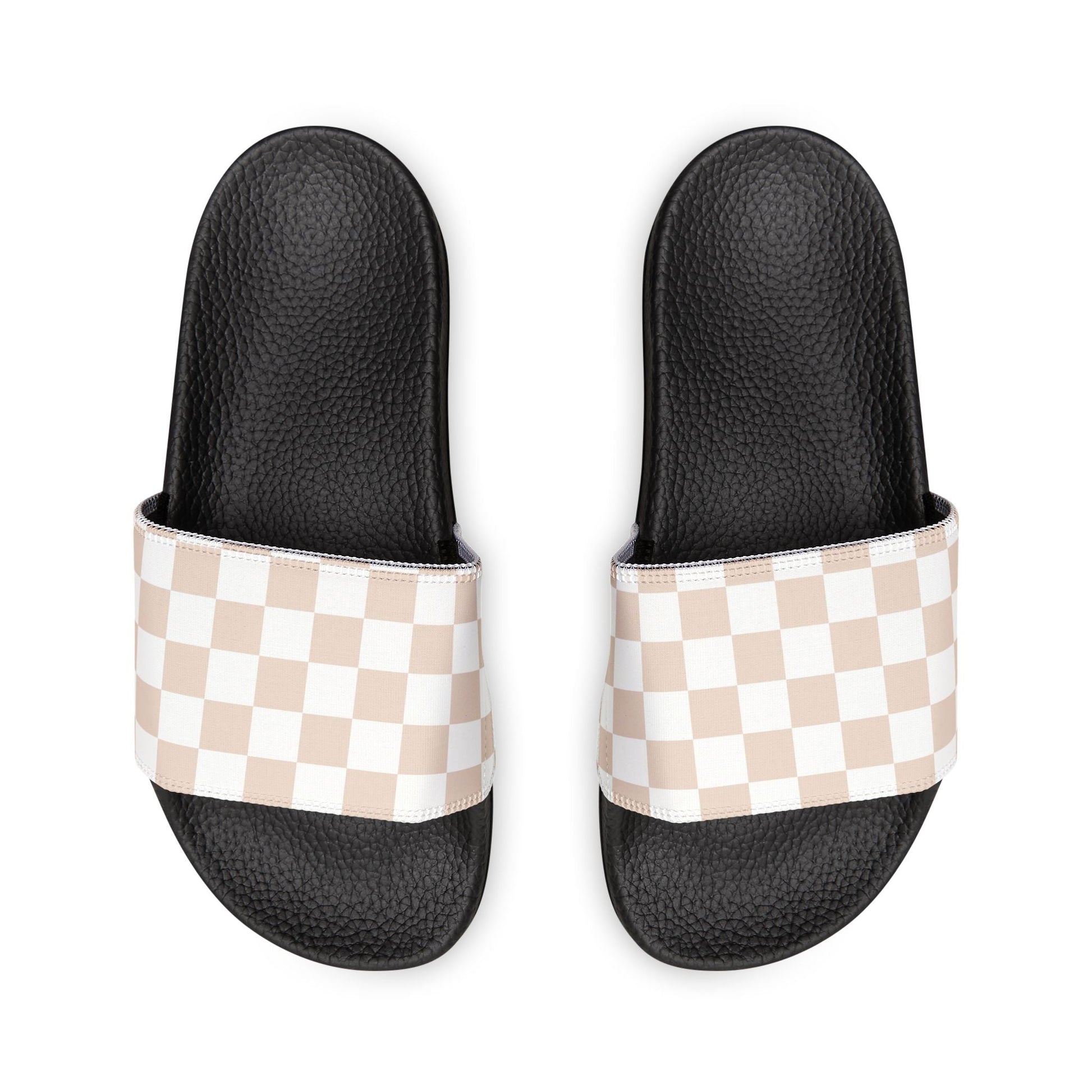 Brown Checkered Sandals Hippo Boutique