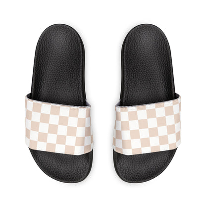 Brown Checkered Sandals Hippo Boutique