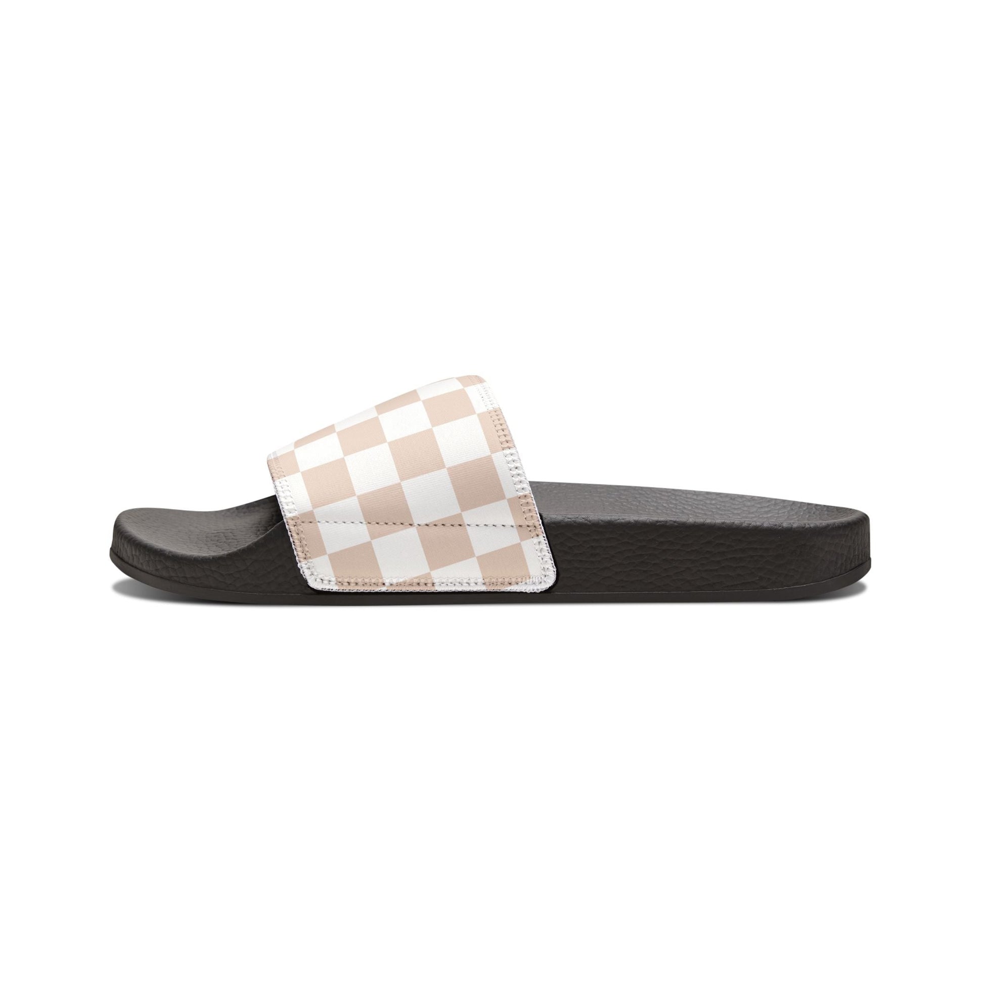 Brown Checkered Sandals Hippo Boutique