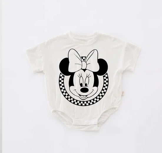 Mouse Baby t-shirt bubble Romper Hippo Boutique