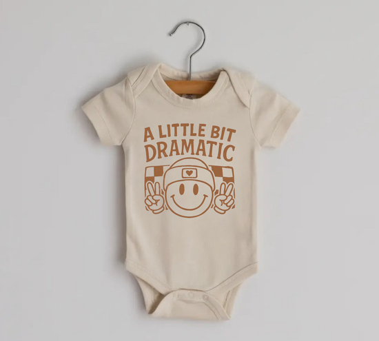 Newborn Baby Bodysuit - A little bit dramatic Hippo Boutique