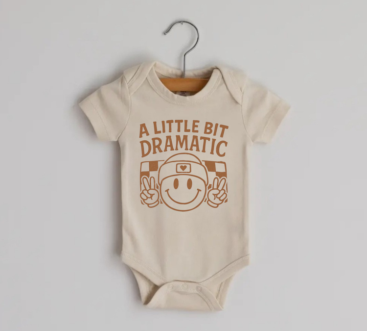 Newborn Baby Bodysuit - A little bit dramatic Hippo Boutique