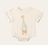 Goose Baby t-shirt Bubble Romper Hippo Boutique