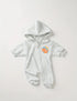 Here comes the sun Hooded Romper Zip Up Bodysuit Hippo Boutique