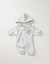 Cool Kid Hooded Romper Zip Up Bodysuit Hippo Boutique