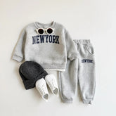 New York Baby & Kids Sweatshirt & Pants Outfit Hippo Boutique