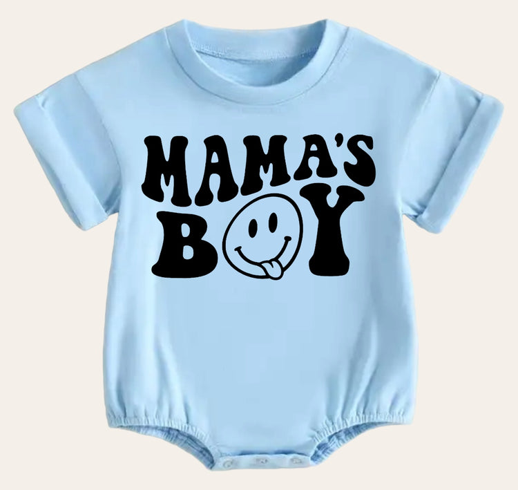 Mamas boy Baby & toddler t-shirt bubble Romper Hippo Boutique