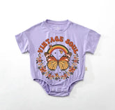 Vintage Soul boho Baby t-shirt Bubble Romper Hippo Boutique