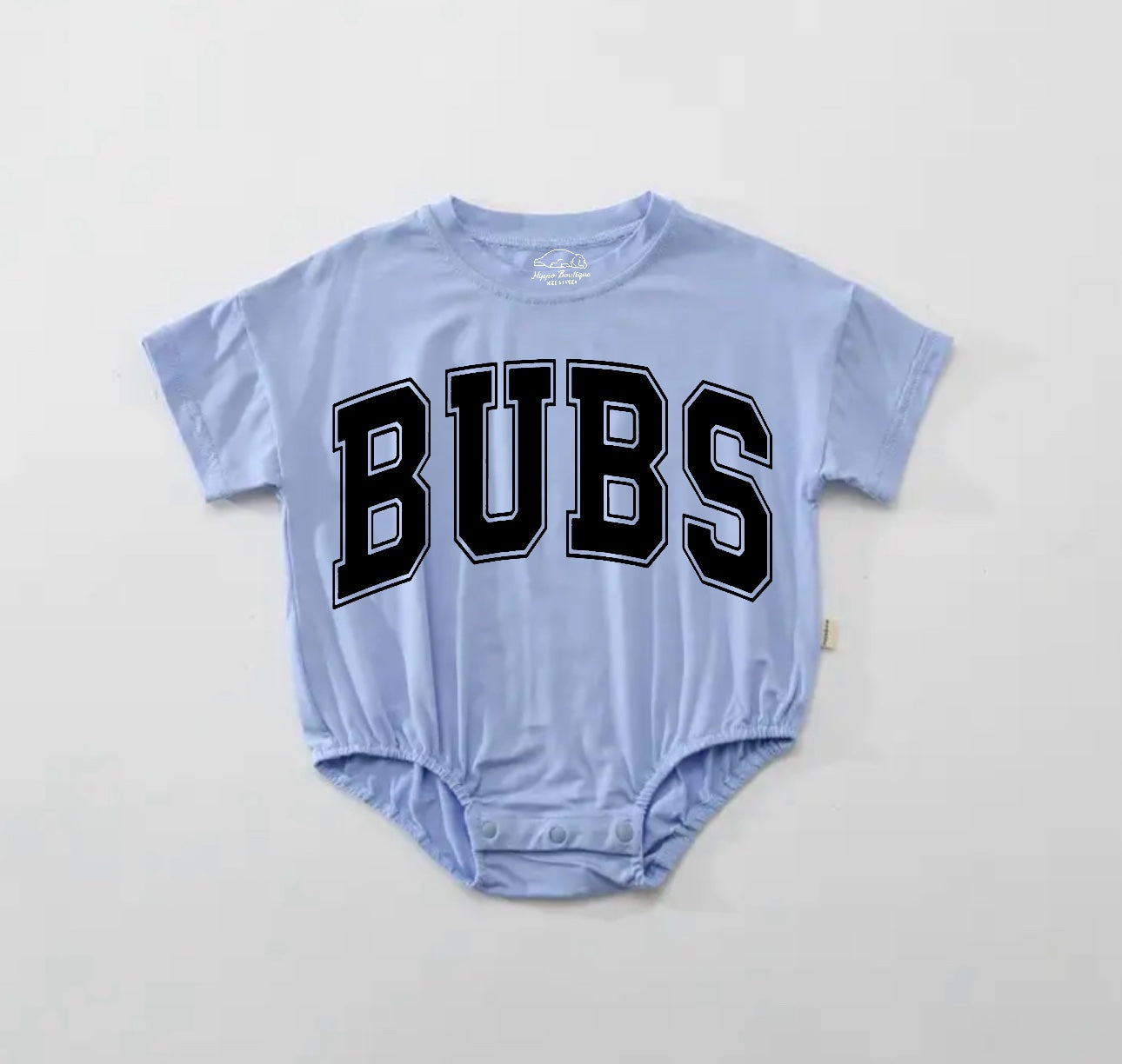 Bubs Baby t-shirt Bubble Romper Hippo Boutique