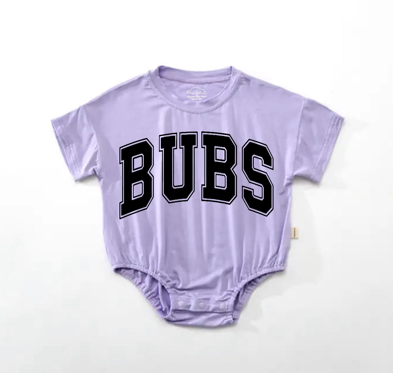 Bubs Baby t-shirt Bubble Romper Hippo Boutique