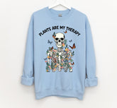 Women’s Crewneck Sweatshirts - Plants are my Therapy Hippo Boutique