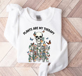 Women’s Crewneck Sweatshirts - Plants are my Therapy Hippo Boutique