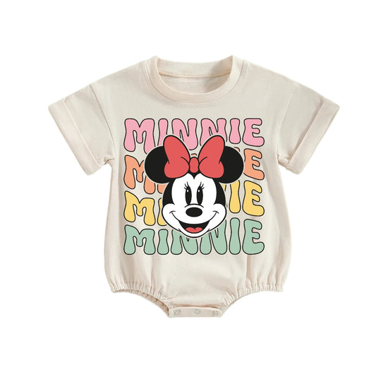 Mouse Baby t-shirt bubble Romper Hippo Boutique