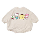 Kitty baby Oversized Sweatshirt Romper Hippo Boutique