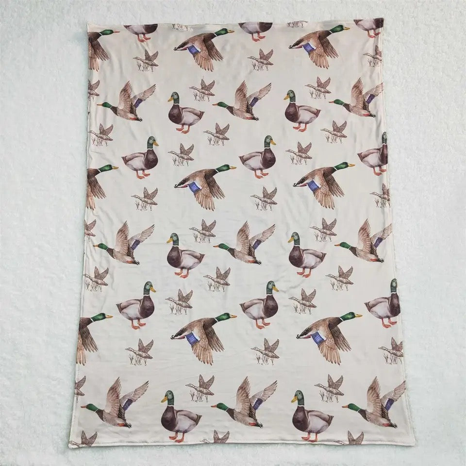 Hunting Ducks Minky Baby Blanket Hippo Boutique