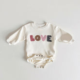 Love Sweatshirt Romper Hippo Boutique