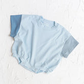 (Copy) Baby & Toddler cotton color block romper Hippo Boutique
