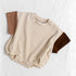 (Copy) Baby & Toddler cotton color block romper Hippo Boutique