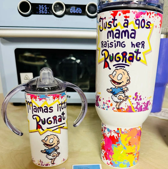 90’s Mama Rugrats Mama & Mini Matching Cups Hippo Boutique