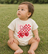 Baby t-shirt Bubble Romper - Sweet Cherry Hippo Boutique
