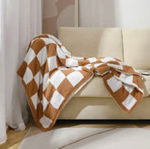 Checkered Blanket Hippo Boutique