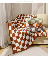 Checkered Blanket Hippo Boutique