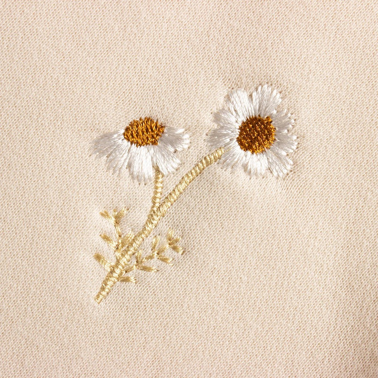 Baby & Kids Cotton knit Embroidered Flower Sweaters Hippo Boutique