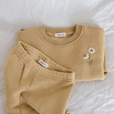 Baby & Kids Cotton knit Embroidered Flower Sweaters Hippo Boutique