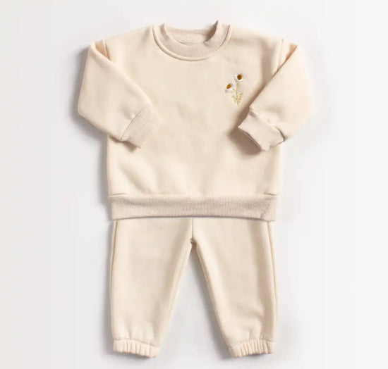 Baby & Kids Cotton knit Embroidered Flower Sweaters Hippo Boutique