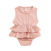 Ruffled Sleeveless Bubble Romper Hippo Boutique