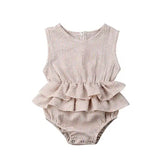 Ruffled Sleeveless Bubble Romper Hippo Boutique