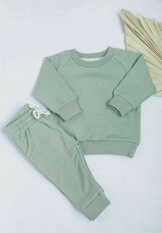 French Terry Sweatshirt & Pants Set Hippo Boutique