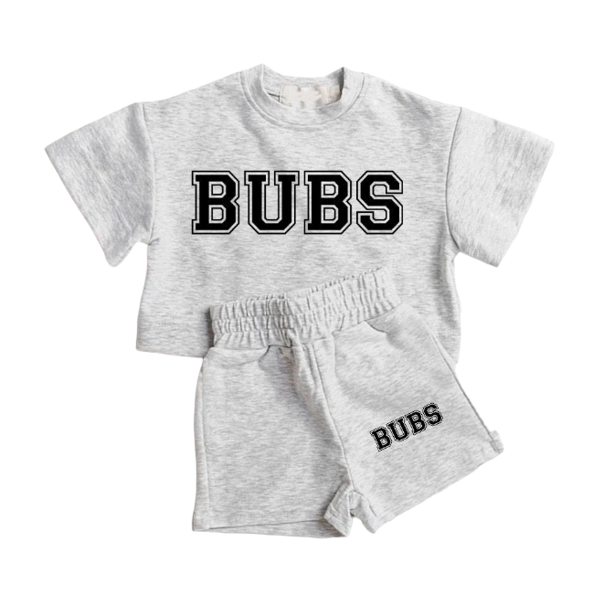 Baby Bubs Cotton T-Shirt & Shorts set Hippo Boutique