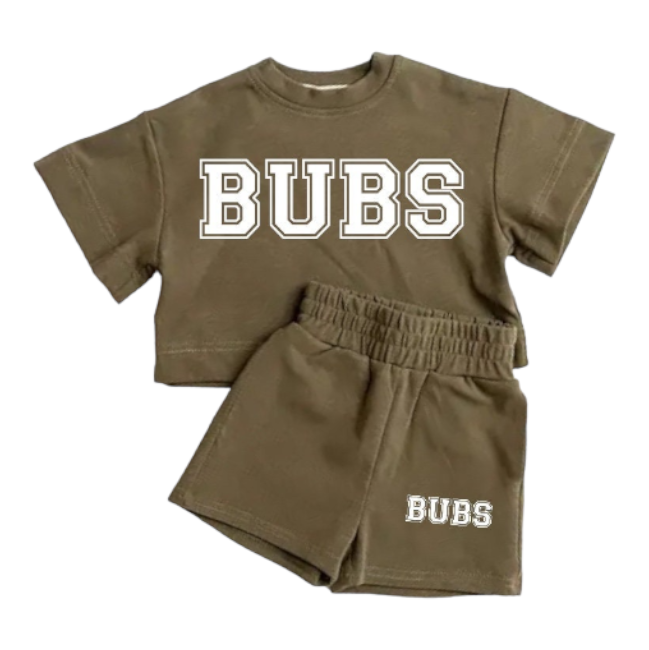 Baby Bubs Cotton T-Shirt & Shorts set Hippo Boutique