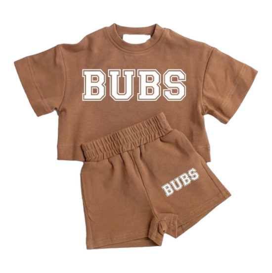 Baby Bubs Cotton T-Shirt & Shorts set Hippo Boutique