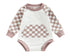 Checkered Pocket Bubble Romper Hippo Boutique