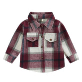Button Up Plaid Jacket Hippo Boutique
