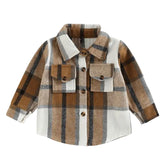 Button Up Plaid Jacket Hippo Boutique