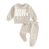 Stay Happy Smiley Sweatshirt & Pants Set Hippo Boutique